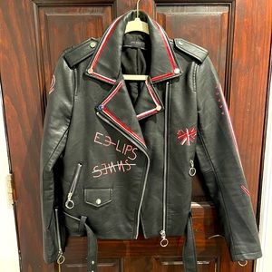 Zara basics coat worn once in great condition